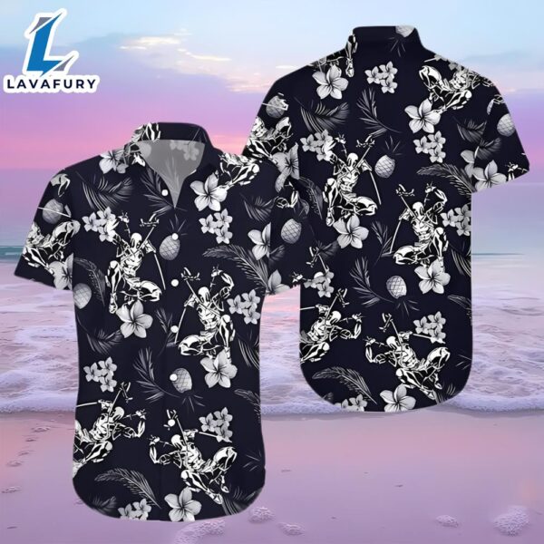Marvel Deadpool Summer Vacation Hawaiian Shirt
