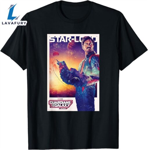 Marvel Guardians of the Galaxy Volume 3 Star-Lord Poster T-Shirt