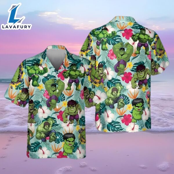 Marvel Hulk 3D Hawaiian Shirt Summer Gift For Men And Women