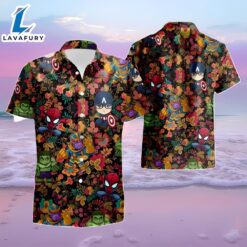 Marvel Summer Button Up Shirt…