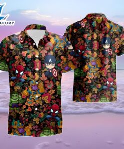 Marvel Summer Button Up Shirt…
