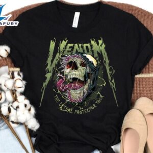 Marvel Venom Skull Lethal Protector Graphic T-shirt