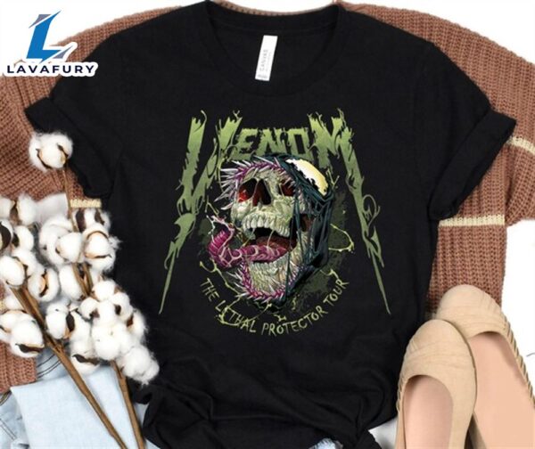 Marvel Venom Skull Lethal Protector Graphic T-shirt