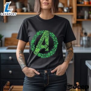 Marvel mad engine youth avengers clover st. paddy’s day graphic 2024 shirt