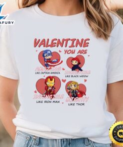 Marvel Avengers Valentine Shirt