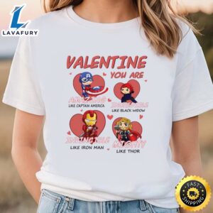 Marvel Avengers Valentine Shirt