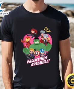 Marvel Avengers Valentine’s Assemble T-Shirt