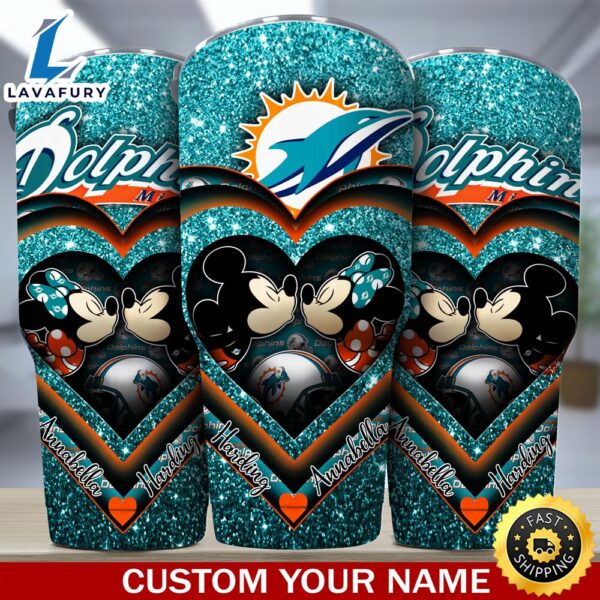 Miami Dolphins NFL-Custom Tumbler For Couples This