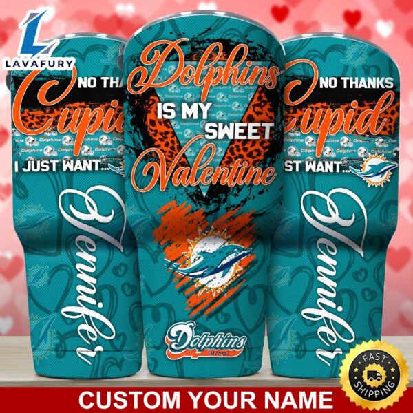 Miami Dolphins NFL-Custom Tumbler You Are My Sweet