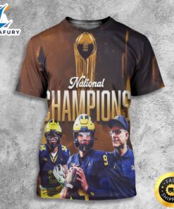 Michigan BEATS Washington To Win the 2024 College Football National Championship All Over Print Shirt