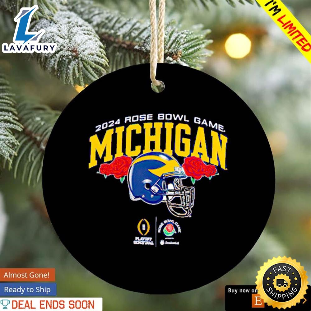 Michigan Wolverines 2024 Rose Bowl Game Champs Just Won More Ornament