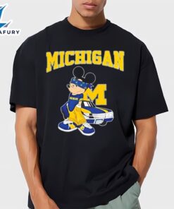 Michigan Wolverines Mickey Mouse Shirt
