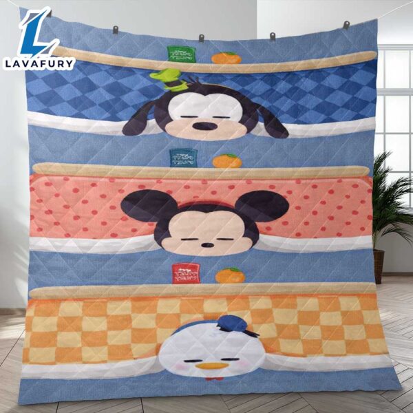 Mickey And Friends Cartoon Disney Good Night Ver6 Gift Lover Blanket