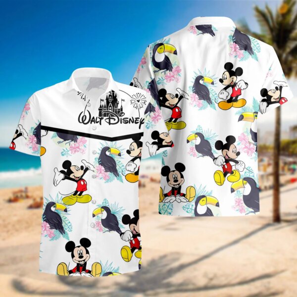 Mickey And Minnie Disney Mouse Summer Beach Shirt
