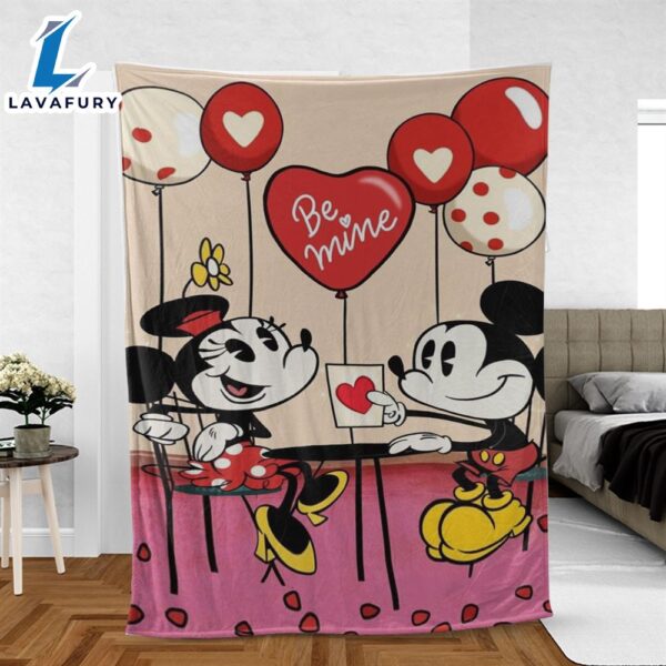 Mickey And Minnie Love Fan Gift