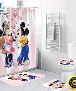 Mickey And Minnie Shower Curtain…
