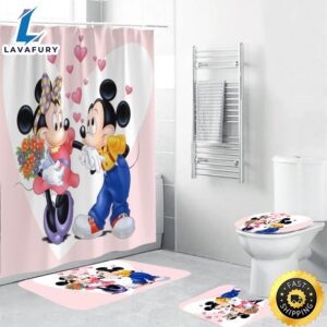 Mickey And Minnie Shower Curtain…