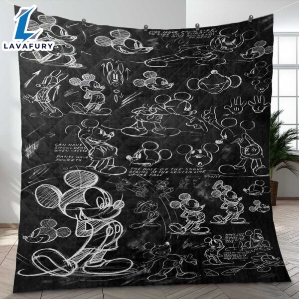 Mickey Disney Comics Christmas Ver 2 Gifts Lover Blanket