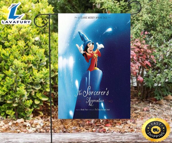 Mickey Fantasia Poster 3 Double Sided Printing Garden Flag