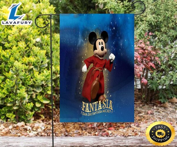 Mickey Fantasia Poster 6 Double Sided Printing Garden Flag