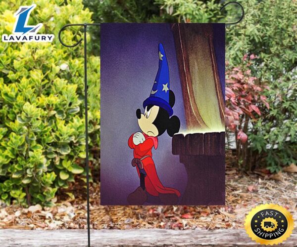 Mickey Fantasia Poster 7 Double Sided Printing Garden Flag