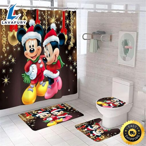 Mickey Minnie Mouse 01 Bathroom Sets- Shower Curtain Sets