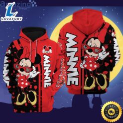 Mickey Mouse Black Red Pattern…