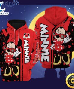Mickey Mouse Black Red Pattern…