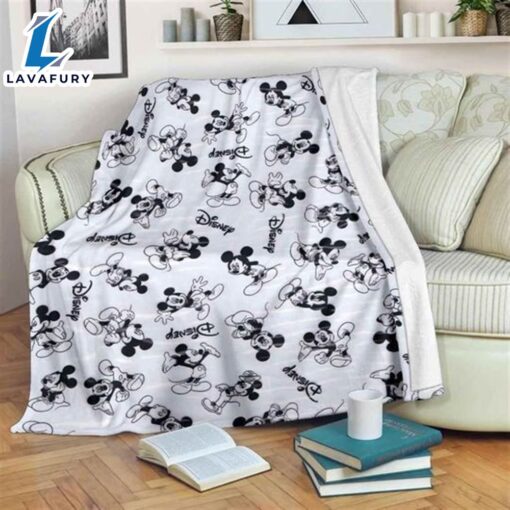 Mickey Mouse Disney Best Seller Fleece Blanket Gift For Fan