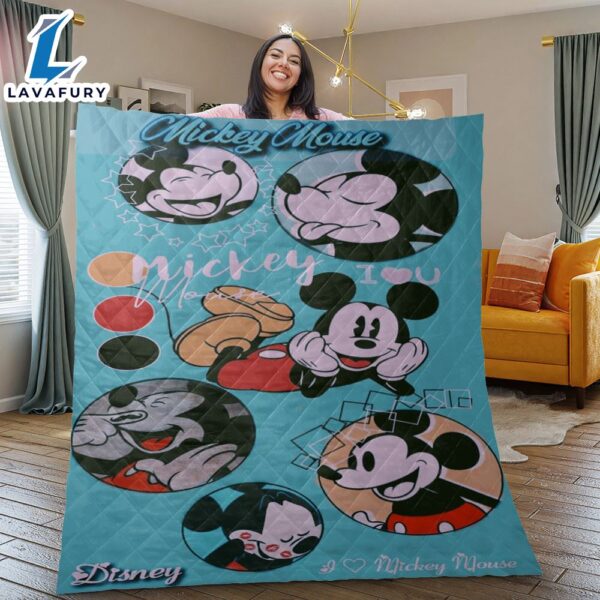 Mickey Mouse Disney Cartoon Gifts Lover Blanket