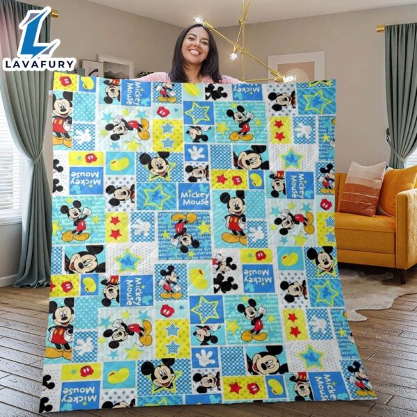 Mickey Mouse Disney Fan Gift, Mickey Mouse Collection Blanket