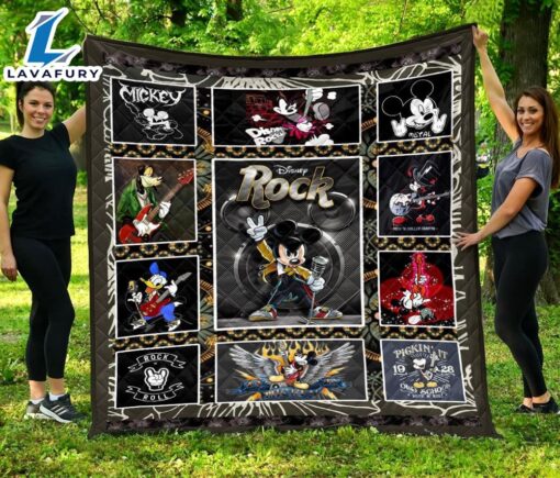 Mickey Mouse Disney, Queen Band Disney, Disney Rock n’ roll Blanket