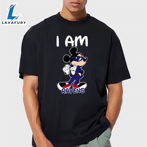 Mickey Mouse I Am Baltimore Ravens Shirt