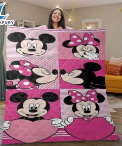 Mickey Mouse Minnie Mouse Blanket
