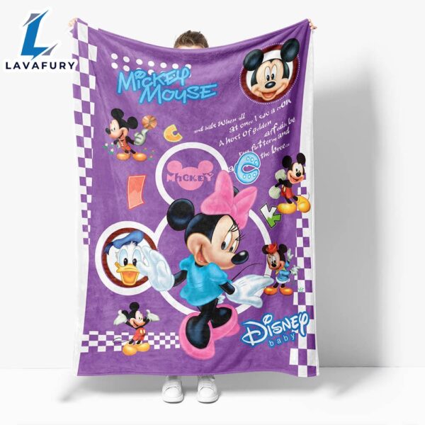 Mickey Mouse Minnie Mouse Blanket 992