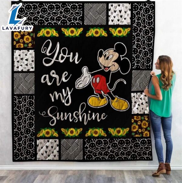 Mickey Mouse My Sunshine Cartoon Disney 1k65 Gift Lover Blanket