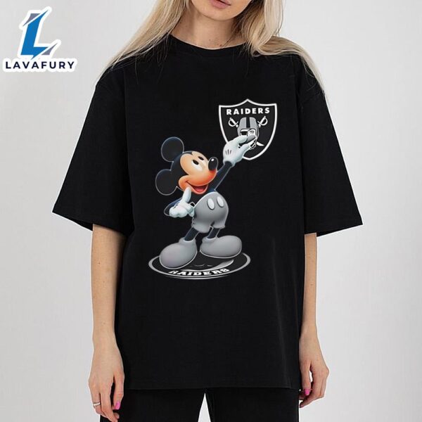 Mickey Mouse Nfl Las Vegas Raiders Logo 2024 Shirt