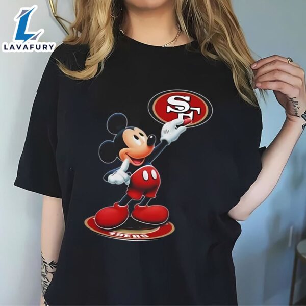 Mickey Mouse Nfl San Francisco 49ers Logo 2024 Shirt