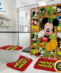 Mickey Mouse Posing Scenes Bathroom…