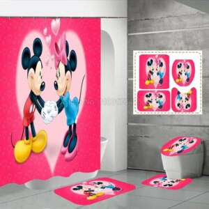 Mickey Mouse Shower Curtain Set