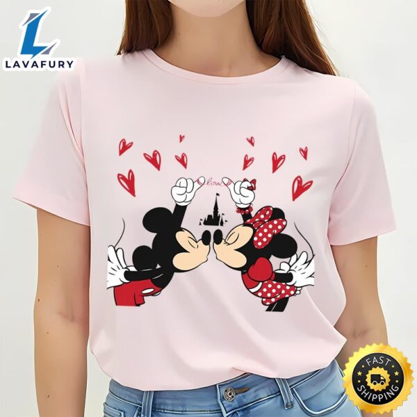 Mickey Minnie Happy Valentines Day Shirt