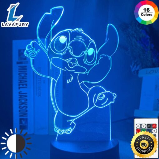 Mignon Lilo & Stitch Stitch Dancing Figure Night Light