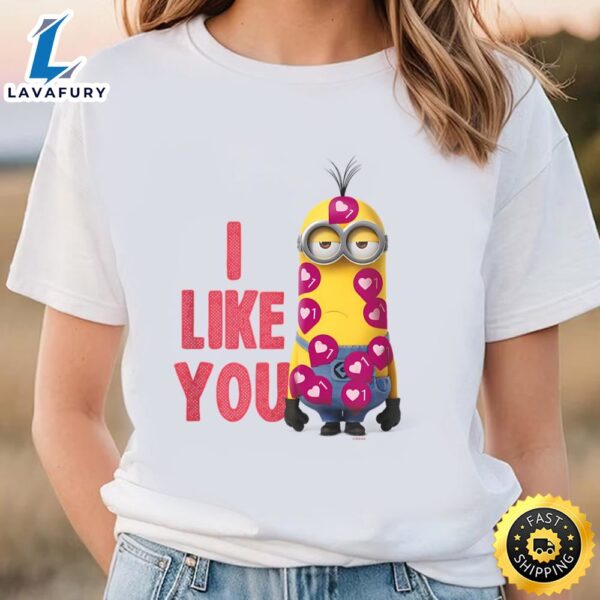 Minions Valentine’s Day I Like You T-Shirt