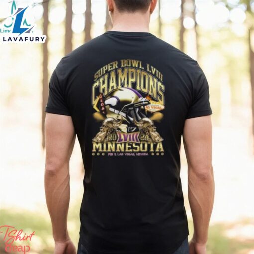 Minnesota Super Bowl Champions 2024 ‘Gold Rush Vintage’ Kids T Shirt