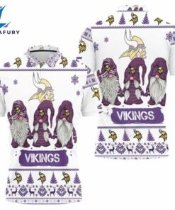 Minnesota Vikings Christmas Gnomes Polo Shirt