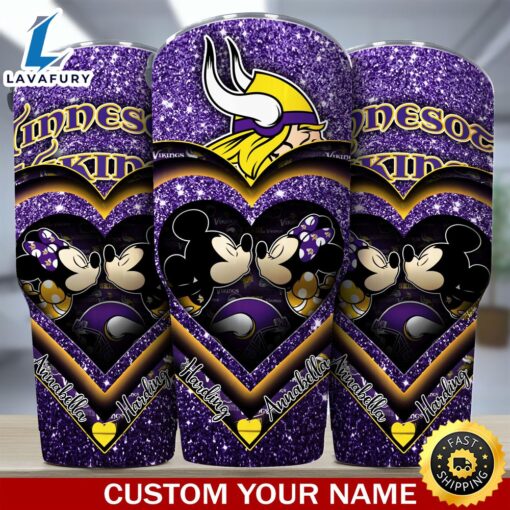 Minnesota Vikings NFL-Custom Tumbler For Couples This