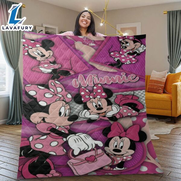 Minnie Mouse Disney Cartoon Gifts Lover Blanket 2
