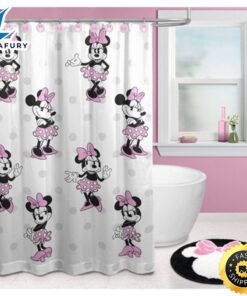 Minnie Mouse Kids’ Shower Curtain…