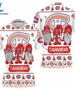 Montreal Canadiens Christmas Gnomes Polo Shirt