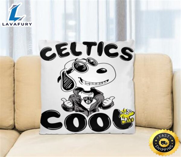 NBA Basketball Brooklyn Nets Cool Snoopy Pillow Square Pillow